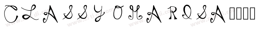 CLASSY MARISA字体转换